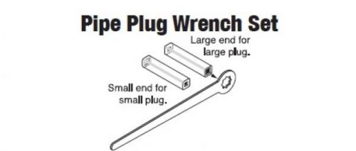 Pipe plug wrench set for sale