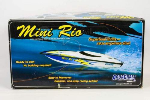 MINI RIO Aquacraft Model Racing Boat w Motor