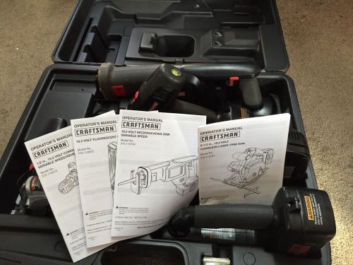 Craftsman! Assorted Cordless Tools! In Case!