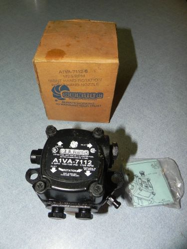 Suntec sundstrand a1va 7112 -6 replaces a1va 7012 oil burner pump 1725 rpm for sale