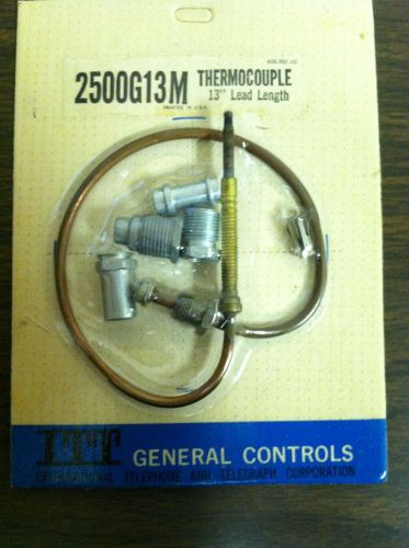 Itt general controls 2500g13m thermocouple 13&#034; lead  new for sale