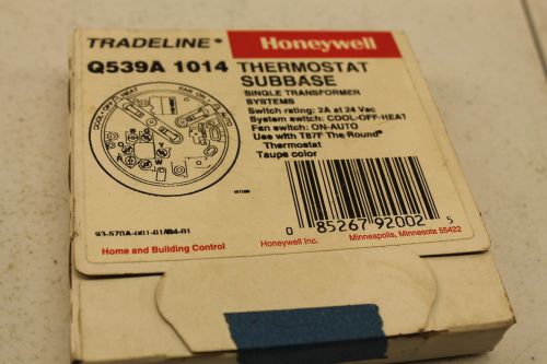 Honeywell Q539A 1014 Thermostat Subbase New In Box