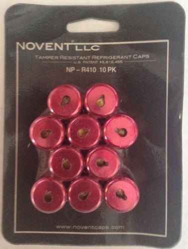 Novent locking refrigerant caps (10) pack for sale