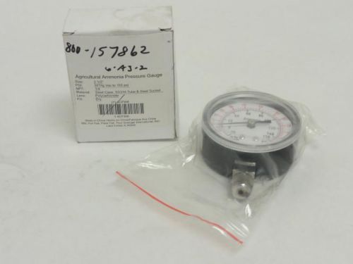 138996 New In Box, Industrial Grade 4CFW6 Ammonia Pressure Gauge 1/4&#034; NPT