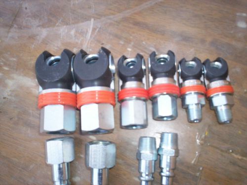 Air hose quick couplers