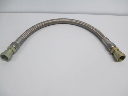 NEW HOSE MASTER STAINLESS BRAIDED FLEX JIC 31IN 1-5/16IN HYDRAULIC HOSE D234006