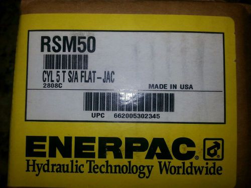 ENERPAC RSM50 unused in factory box from Tier one supplier made in the USA.