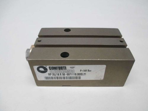 New conforti rp25/18x50 50mm stroke 25mm bore 160bar hydraulic cylinder d342099 for sale