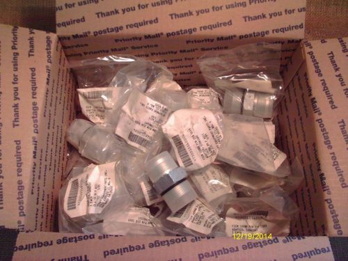 18 hydraulic fittings; straight adapter #16 jic to #16 boss o-ring; 2185069 for sale