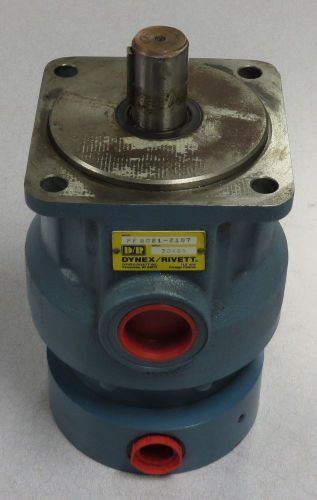 DYNEX / RIVETT Piston Pump  MODEL: PF 3021-2187  SERIAL:  30495