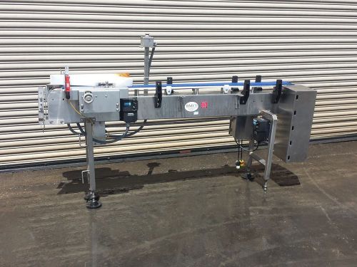 4” w x 80&#034; long ss washdown bottle conveyor with speed controller - excellent for sale