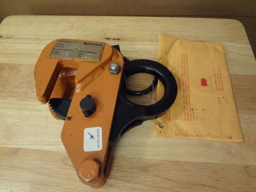 Renfroe 1/2 Ton Model M Horizontal Plate Clamp 0-1&#034; 0-25 mm Jaw Opening