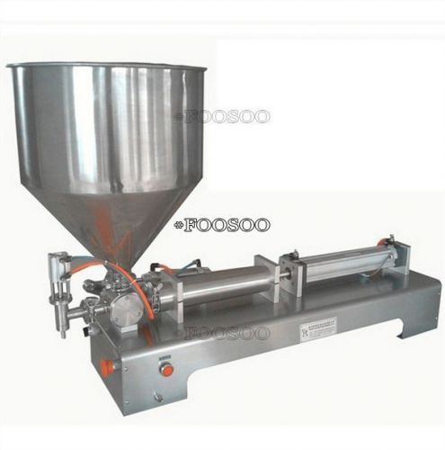 Horizontal filling machine paste full cosmetic pneumatic 100-1000ml for sale