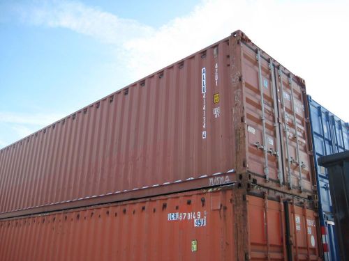 45 ft. used high cube shipping/ocean container -steel -water/wind tight-chicago for sale