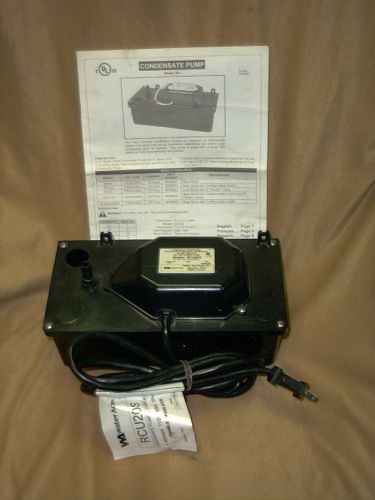 NEW Water Ace RCU20S double insulated condensate pump with instruction booklet