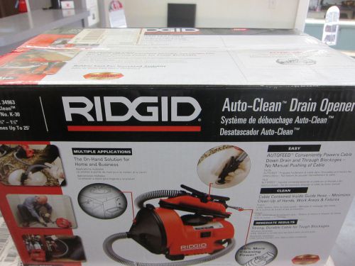 Ridgid K-30 Auto Clean 115 V Brand new