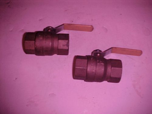 Honeywell ball valves 1 1/4 npt bronze, brand new, b200 for sale