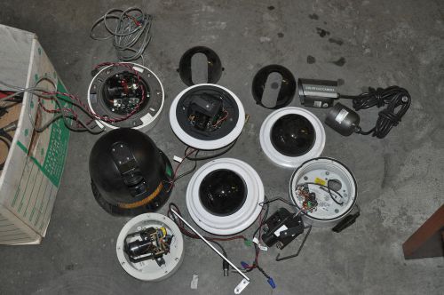 Lot of Security Cameras Dome Untested AS IS