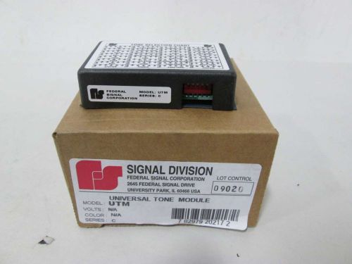 New federal signal utm speaker universal tone module 120v-ac d336734 for sale