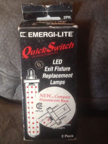 Emergi-lite Quickswitch Universal Retrofit LED EXIT SIGN LAMPS BULBS