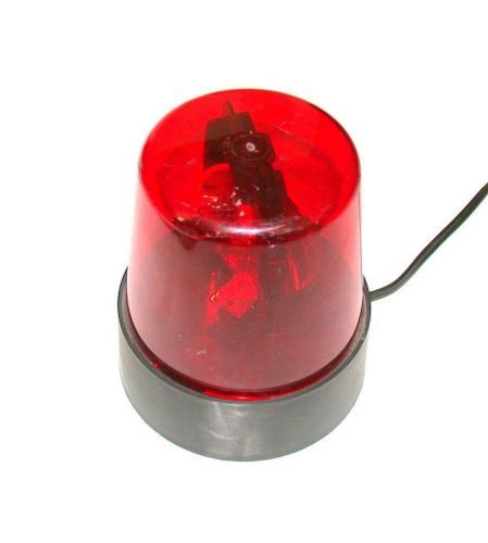 Radioshack red rotating light 6&#034; diameter 120 avc model 42-3054 for sale