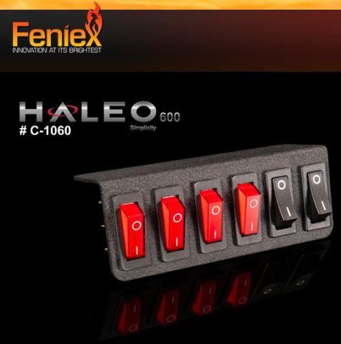 FENIEX  6 SWITCH PANEL for Lights and sirens Police FIRE RESCUE C-1060 HALEO 600
