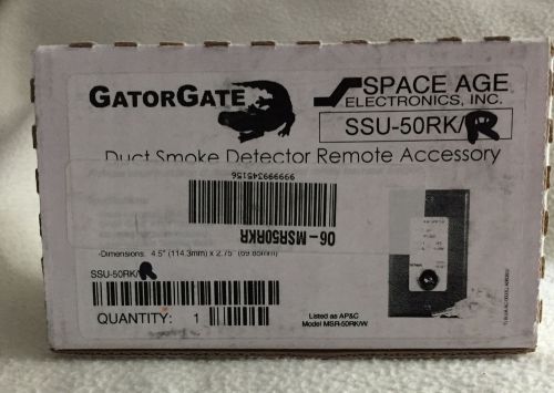 Space age gatorgate duct smoke detector remote accessory key switch test &amp; reset for sale
