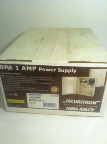 Y16 SECURITRON ASSA ABLOY BPS 1 AMP POWER SUPPLY BPS-24-1 SINGLE OUTPUT NEW DEAL