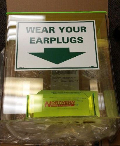 Northern safety industrial disposable ear plug dispenser open box item holds 200 for sale