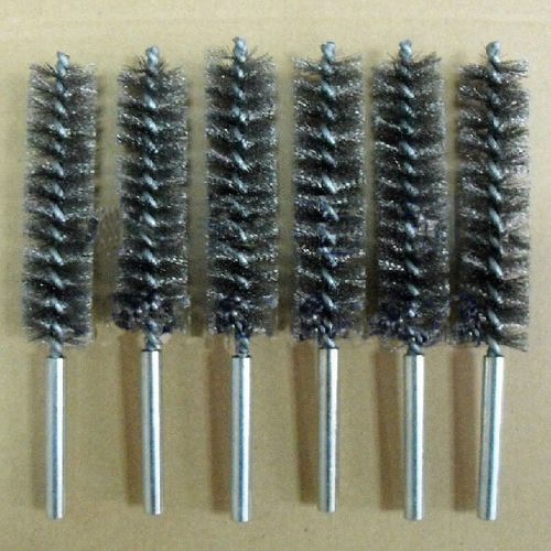 Stainless steel round wire tube cleaning brush 35mm diameter for sale