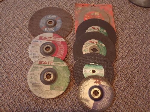 Mixed lot of grinding wheels / cut off wheels lot of 8 for sale