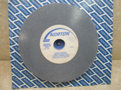 Norton, bench grinding wheel, 7&#034; x 1&#034; x 1&#034;, 36/46 grit, with bushings for sale