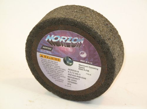 Norton 6 x 2x 5/8-11 Grinding wheel pt# 4NZ1634-R5B-X348 (#1097)