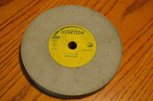Norton grinding wheel 32a60 k5vbe 7 x 1 x 5/8 for sale