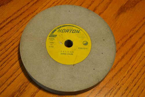 NORTON GRINDING WHEEL 32A60 K5VBE 7 X 1 X 5/8