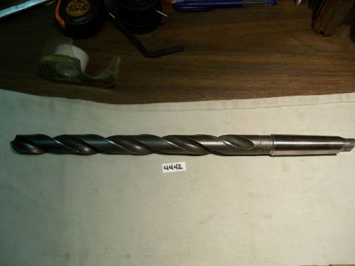 (#4442) used machinist extra long 7/8 morse taper shank drill for sale