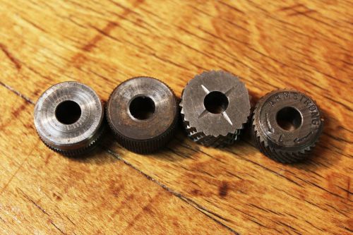 Lot of 4 knurling tool wheels 1 armstrong for sale