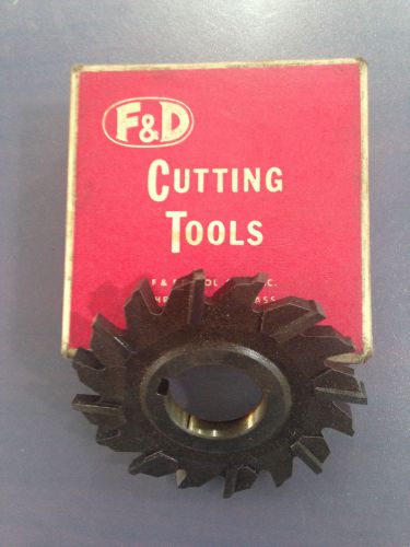F&amp;D Cutting Tools AX-520  3 x 1/4 x 1&#034;  stagger tooth milling cutter 16 T