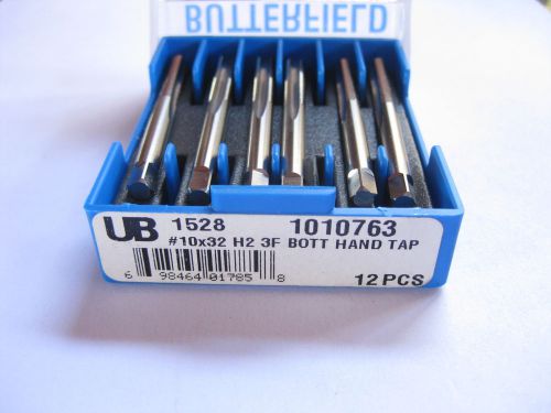 New 12 piece ub 10-32 h2 bottom taps 3 flute made in usa qty 12 for sale