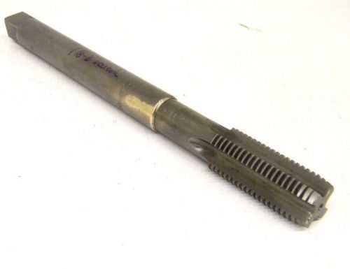 Used 1-1/8&#034; x 8 heli-coil 4-flute hss plug hand tap for sale