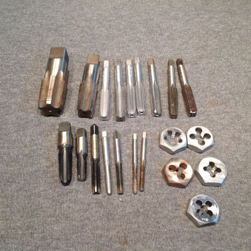 GREENFEILD, CRAFTSMAN, ACE, MORSE TAP AND OD HEX DIE MIX LOT MULTIPLE PIECES