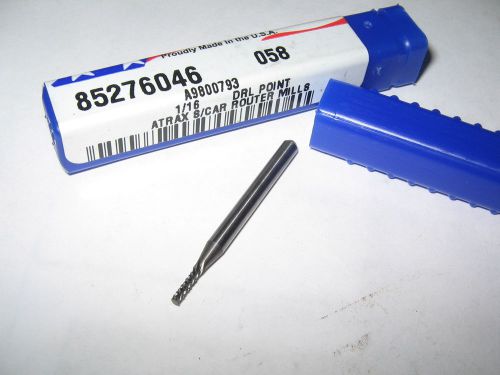 Atrax, Solid Carbide Router Mill, 1/16”