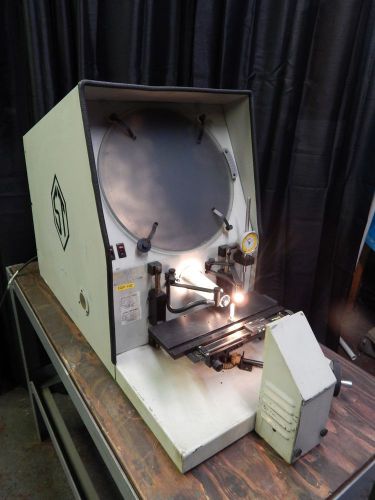 Optical comparator 14&#034; scherr tumico  20-4200 horiz. projection w/surface,xnice! for sale