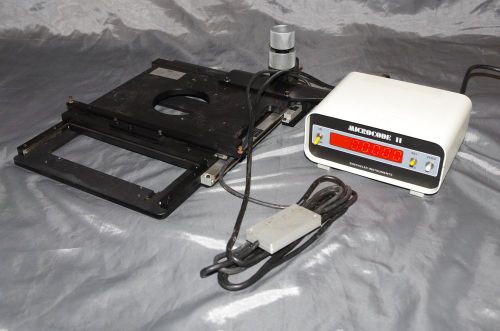 Boeckeler Instruments Microcode II 1-MRD One Axis DRO &amp; Leica Microscope stage.