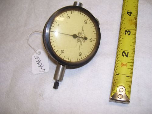 FEDERAL Dial Indicator, 0 - 1&#034; Range Dial Indicator (.0005&#034;), USA