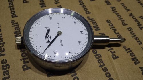 Fowler dial indicator  .0005&#034; 0-.25&#034; for sale
