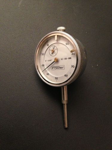Fowler 52-125-006 dial indicator for sale