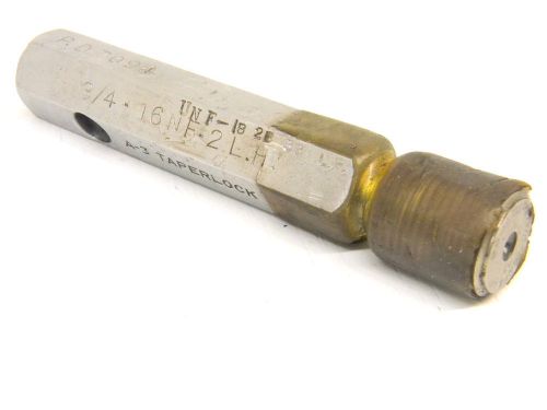 Used pratt &amp; whitney 3/4&#034; x 16 nf-2 l.h. left hand thread plug gage (go .7094) for sale