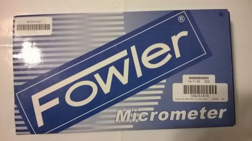 Fowler 52-224-005 Inch Digit Outside Micrometer, 4-5&#034; Measuring Range, 0.0001&#034; G