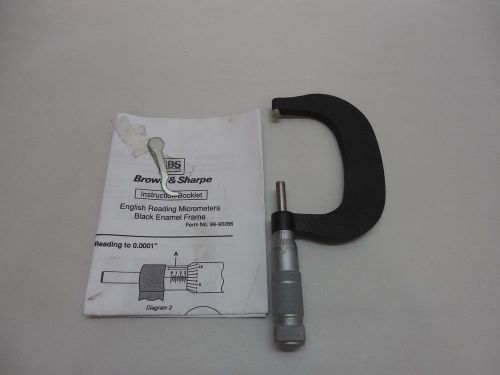 Brown &amp; sharpe 2&#034; to 5&#034; micrometer 599-3-44 edp25945 nos for sale